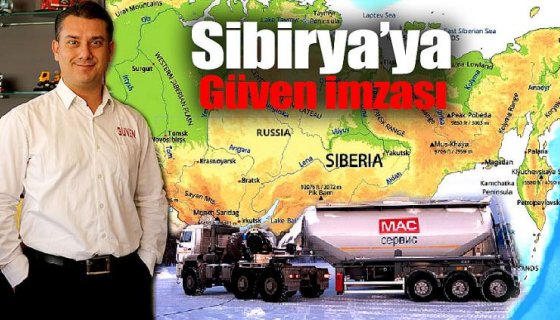 Sibirya topraklarına Güven imzası